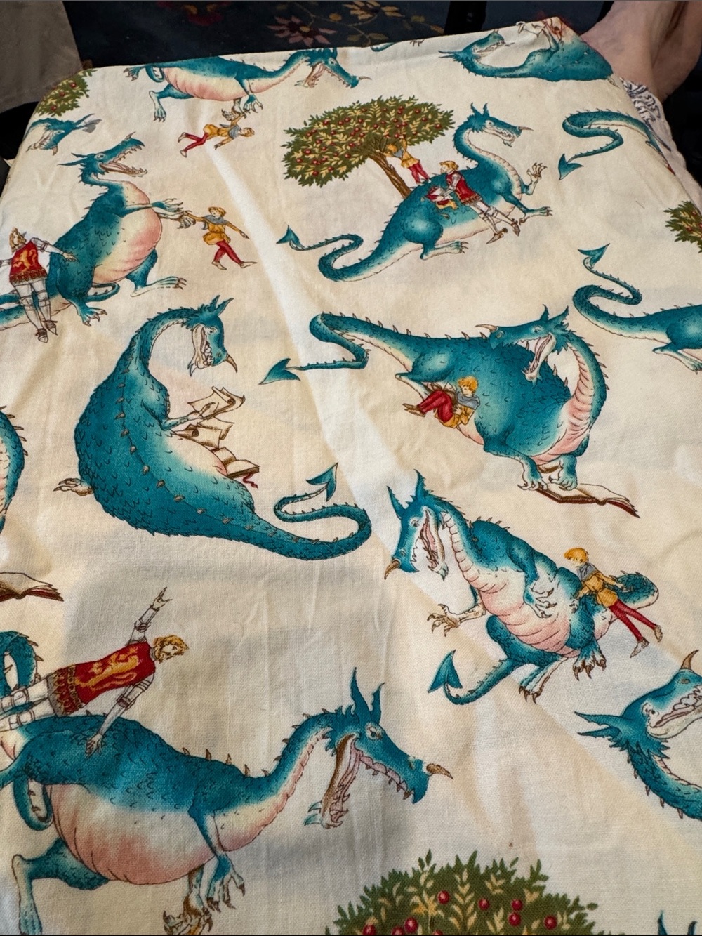 Medieval Knights & Dragons Fabric by Michael Miller 4+ yards
